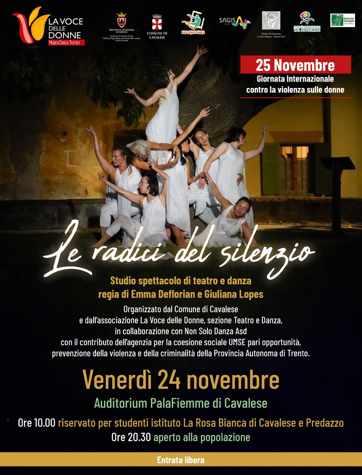 spettacolo 24 novembre
